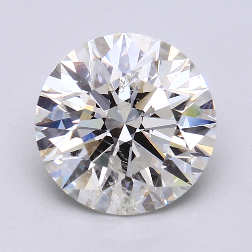 3.27 Carat Round Cut Natural Diamond