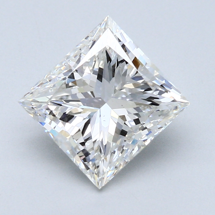 2.7 Carat Princess Cut Natural Diamond