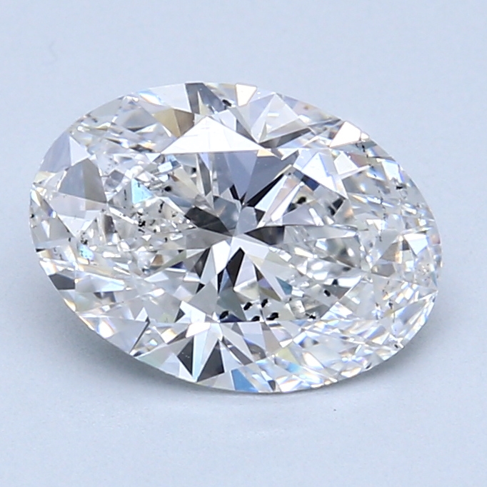 1.93 Carat F-SI1 Ideal Oval Diamond